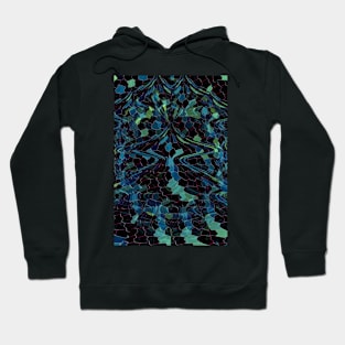 Multi-Mosaic In Blue Hoodie